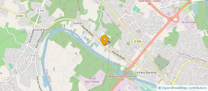 localisation de l'entreprise MONSIEUR THIERY TURLOT à SAINT-YRIEIX-SUR-CHARENTE
