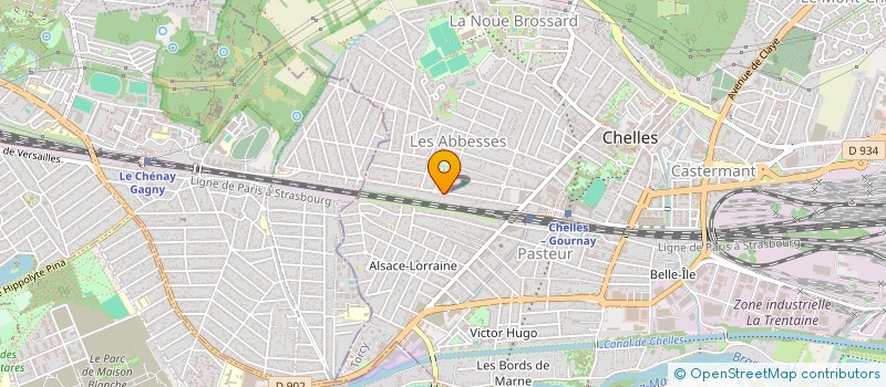 localisation de l'entreprise MONSIEUR THILEXCANE DEIVENTHIRAM  CHELLES