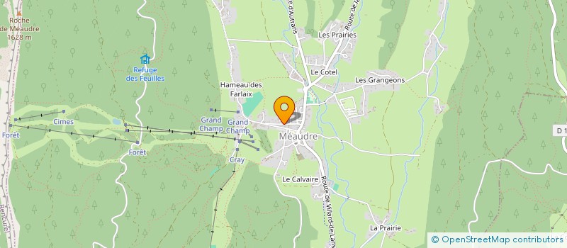 localisation de l'entreprise MONSIEUR THIMO DUTREIX à AUTRANS-MEAUDRE EN VERCORS