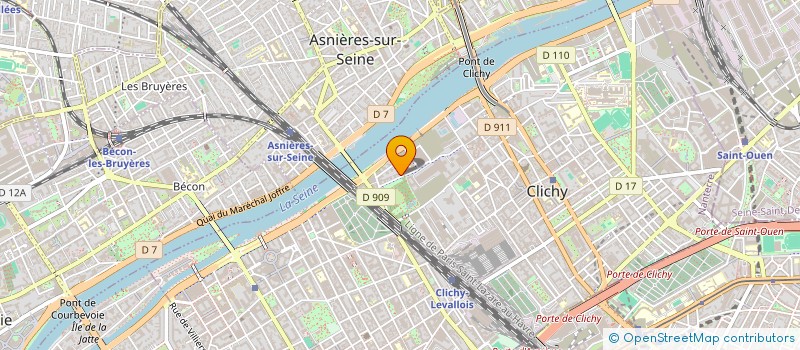 localisation de l'entreprise MONSIEUR THIMOTE AGBASSAGAN à CLICHY