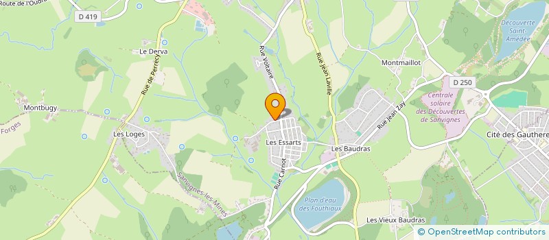 localisation de l'entreprise MONSIEUR THIMOTE RAMEAU  SANVIGNES LES MINES