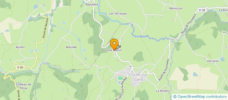 localisation de l'entreprise MONSIEUR THIMOTHEE MATHELIN à CROIZET-SUR-GAND