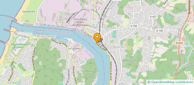 localisation de l'entreprise MONSIEUR THIMOTHEE WINTERSTEN  BOUCAU