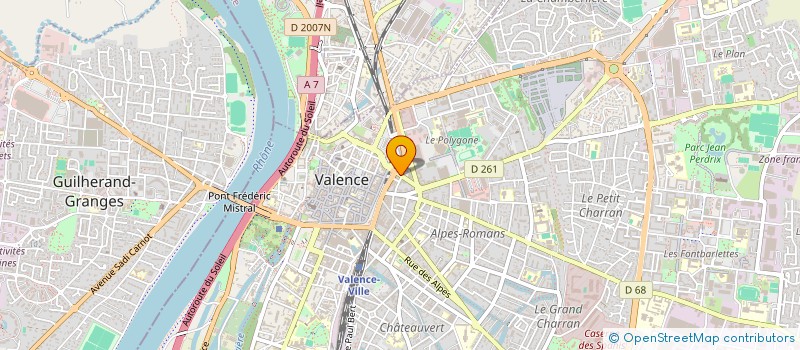 localisation de l'entreprise MONSIEUR THIMOTHY CONGIU à VALENCE