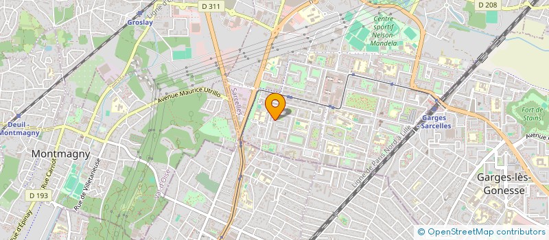 localisation de l'entreprise MONSIEUR THINAGARAN DJEARAMIN  SARCELLES