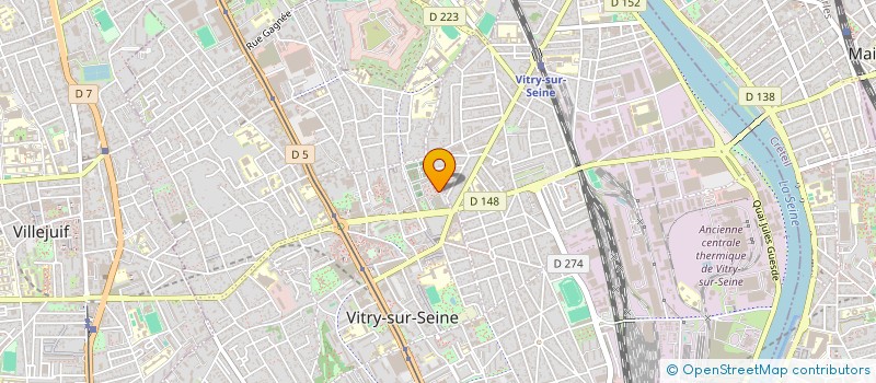 localisation de l'entreprise MONSIEUR THINESH KENGATHEVAN  VITRY-SUR-SEINE