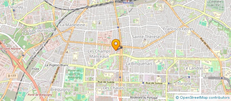 localisation de l'entreprise MONSIEUR THIRRY DESIR  RENNES