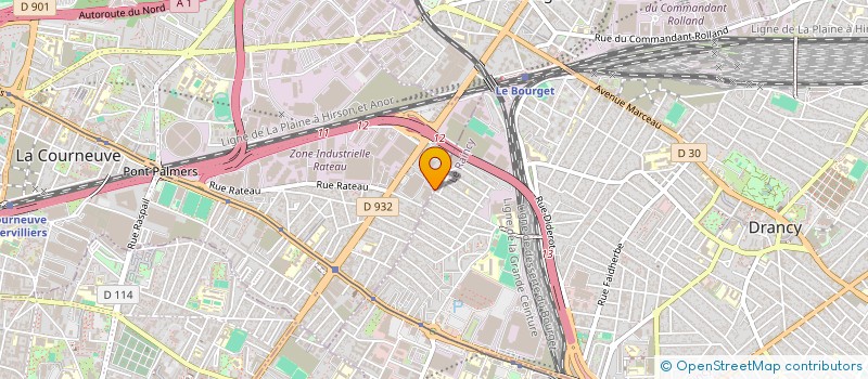 localisation de l'entreprise MONSIEUR THIYAGARAJAH NAVANEETHAN à LA COURNEUVE