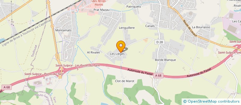 localisation de l'entreprise MONSIEUR THO-MY REGY  SAINT-SULPICE-LA-POINTE