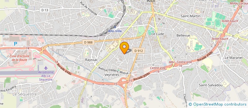 localisation de l'entreprise MONSIEUR THOEPHILE MACHELON  ALBI