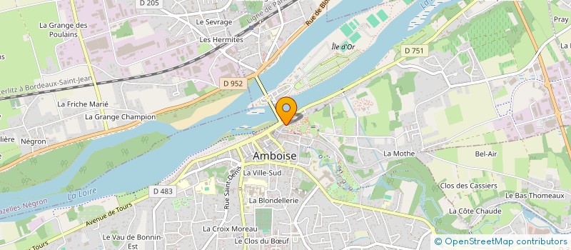 localisation de l'entreprise MONSIEUR THOM CHAROLAIS  AMBOISE