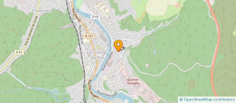 localisation de l'entreprise MONSIEUR THOMA CLEUVENOT  EPINAL