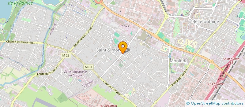 localisation de l'entreprise MONSIEUR THOMA GREGSON  TOULOUSE