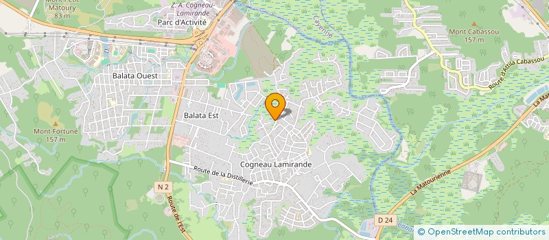 localisation de l'entreprise MONSIEUR THOMAS ABLANC  MATOURY