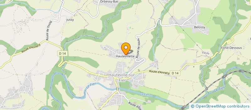 localisation de l'entreprise MONSIEUR THOMAS ACHOURI  HAUTEVILLE-SUR-FIER