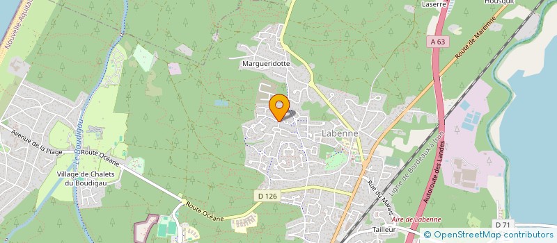 localisation de l'entreprise MONSIEUR THOMAS ACQUIER  LABENNE