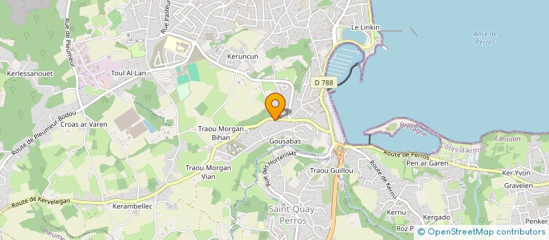 localisation de l'entreprise MONSIEUR THOMAS ADAM à PERROS-GUIREC