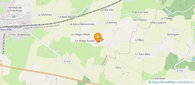 localisation de l'entreprise MONSIEUR THOMAS ADDA à MALANSAC