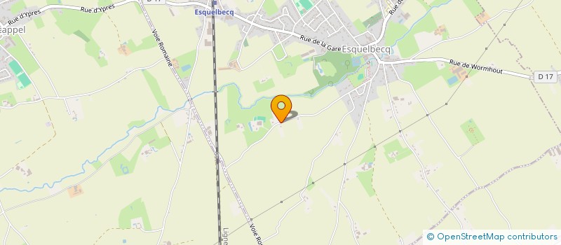 localisation de l'entreprise MONSIEUR THOMAS ADOU  ESQUELBECQ