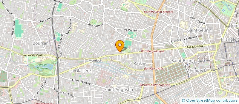 localisation de l'entreprise MONSIEUR THOMAS-ADRIEN HONORE à BORDEAUX
