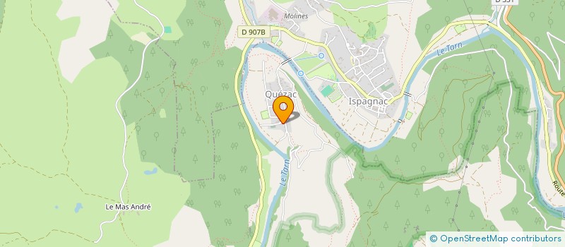 localisation de l'entreprise MONSIEUR THOMAS AIGOUY  ISPAGNAC