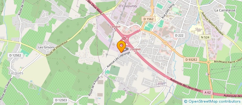 localisation de l'entreprise MONSIEUR THOMAS AILLERES  LANGON