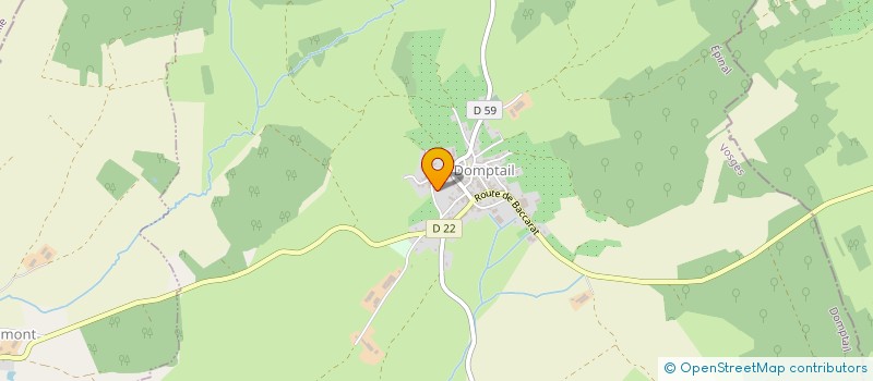 localisation de l'entreprise MONSIEUR THOMAS ALISON  DOMPTAIL