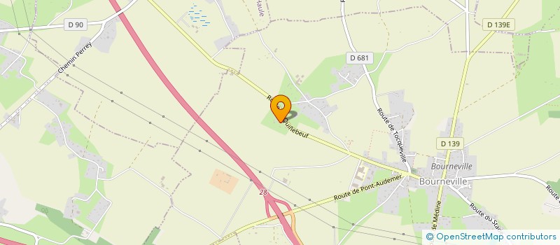 localisation de l'entreprise MONSIEUR THOMAS ALLAIN  BOURNEVILLE-SAINTE-CROIX