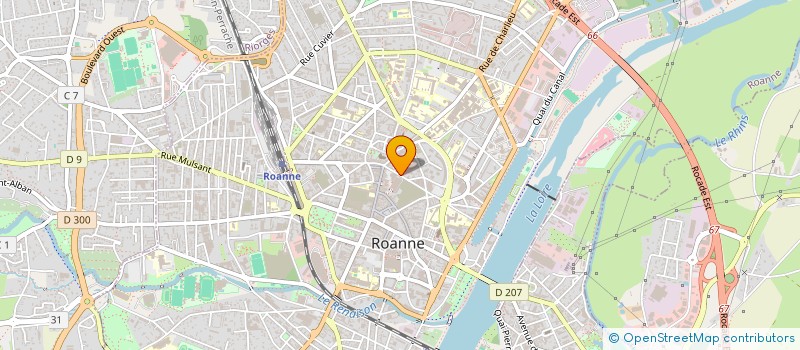 localisation de l'entreprise MONSIEUR THOMAS ALLARD  ROANNE