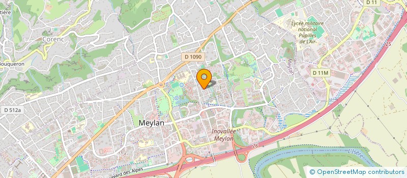 localisation de l'entreprise MONSIEUR THOMAS ALLARD  MEYLAN