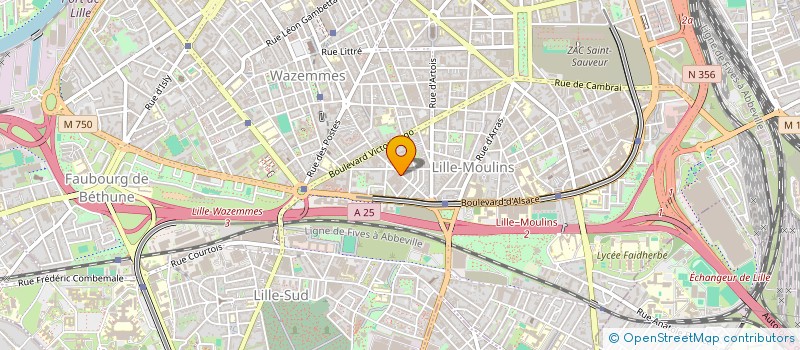 localisation de l'entreprise MONSIEUR THOMAS ALLONSIUS à LILLE