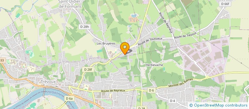 localisation de l'entreprise MONSIEUR THOMAS ALVES PEREIRA  SAINT-DIDIER-DE-FORMANS