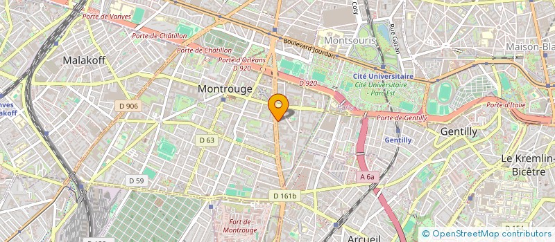 localisation de l'entreprise MONSIEUR THOMAS ANCELLE  MONTROUGE