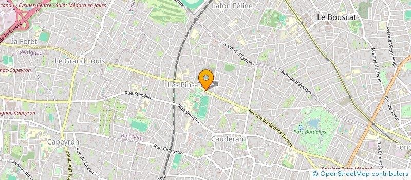 localisation de l'entreprise MONSIEUR THOMAS ANDRE  BORDEAUX