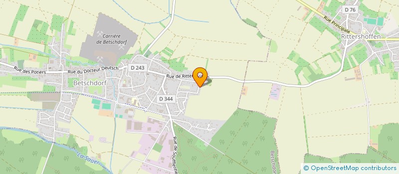 localisation de l'entreprise MONSIEUR THOMAS ANDRES  BETSCHDORF