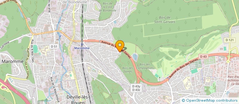 localisation de l'entreprise MONSIEUR THOMAS ANDUEZA  NOTRE-DAME-DE-BONDEVILLE