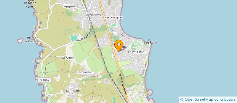 localisation de l'entreprise MONSIEUR THOMAS ANGE  SAINT-PIERRE-QUIBERON