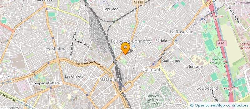 localisation de l'entreprise MONSIEUR THOMAS ANGELIQUE  TOULOUSE