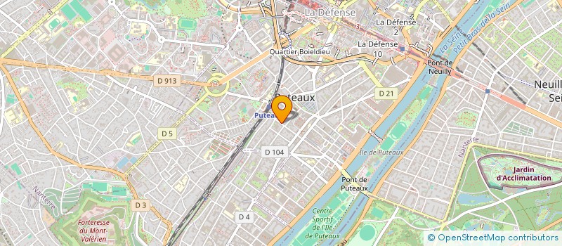 localisation de l'entreprise MONSIEUR THOMAS ANGELO  PUTEAUX