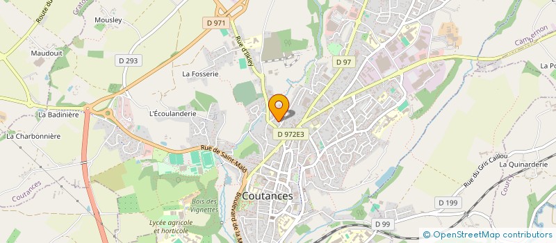 localisation de l'entreprise MONSIEUR THOMAS ANSELIN  COUTANCES