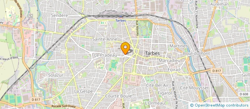 localisation de l'entreprise MONSIEUR THOMAS ANTOINE  TARBES