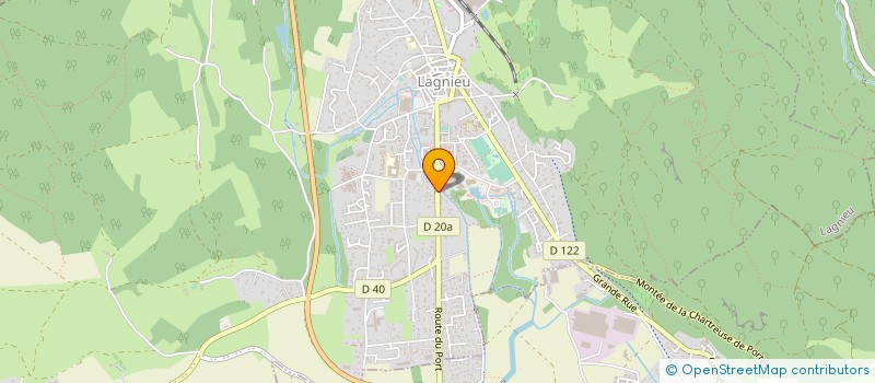 localisation de l'entreprise MONSIEUR THOMAS ANTOINE YVES BOURG  LAGNIEU