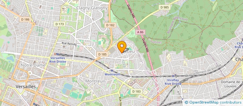 localisation de l'entreprise MONSIEUR THOMAS ARESTAN à VERSAILLES