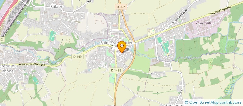 localisation de l'entreprise MONSIEUR THOMAS ARRAULT  SAINT-SYMPHORIEN-D'OZON