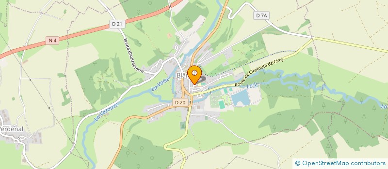 localisation de l'entreprise MONSIEUR THOMAS ARY  BLAMONT