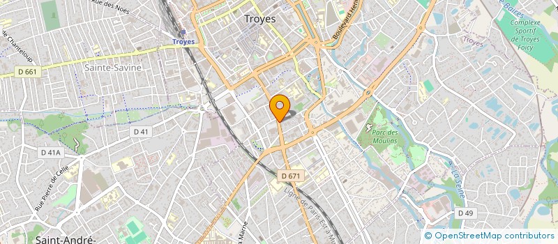 localisation de l'entreprise MONSIEUR THOMAS ASCENSO  TROYES