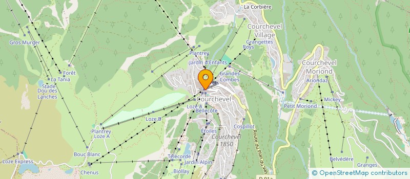 localisation de l'entreprise MONSIEUR THOMAS ASSAUD  COURCHEVEL