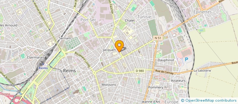 localisation de l'entreprise MONSIEUR THOMAS ASTIER  REIMS