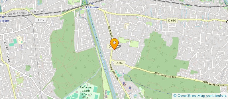 localisation de l'entreprise MONSIEUR THOMAS ATTARD  GUJAN-MESTRAS