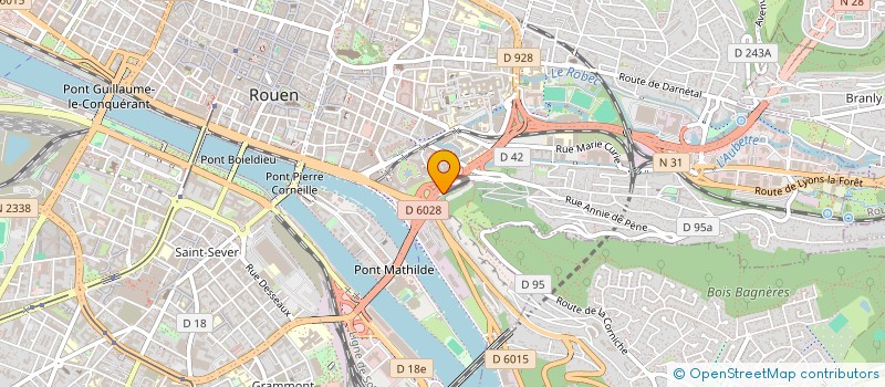 localisation de l'entreprise MONSIEUR THOMAS AUBE à ROUEN